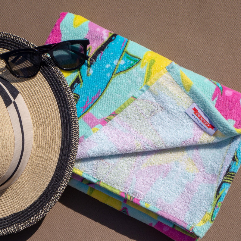 Serviette de plage 100% coton Slatedale