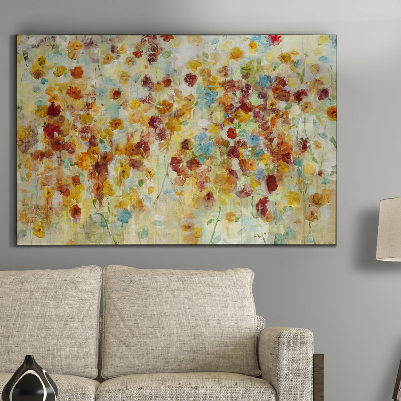«Tuileries», reproduction d'art sur toile tendue, H 40 po x l 30 po x P 1 po