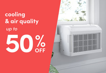 Cooling and air quality up to 50% off