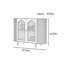 Vitrine de vestibule de style antique