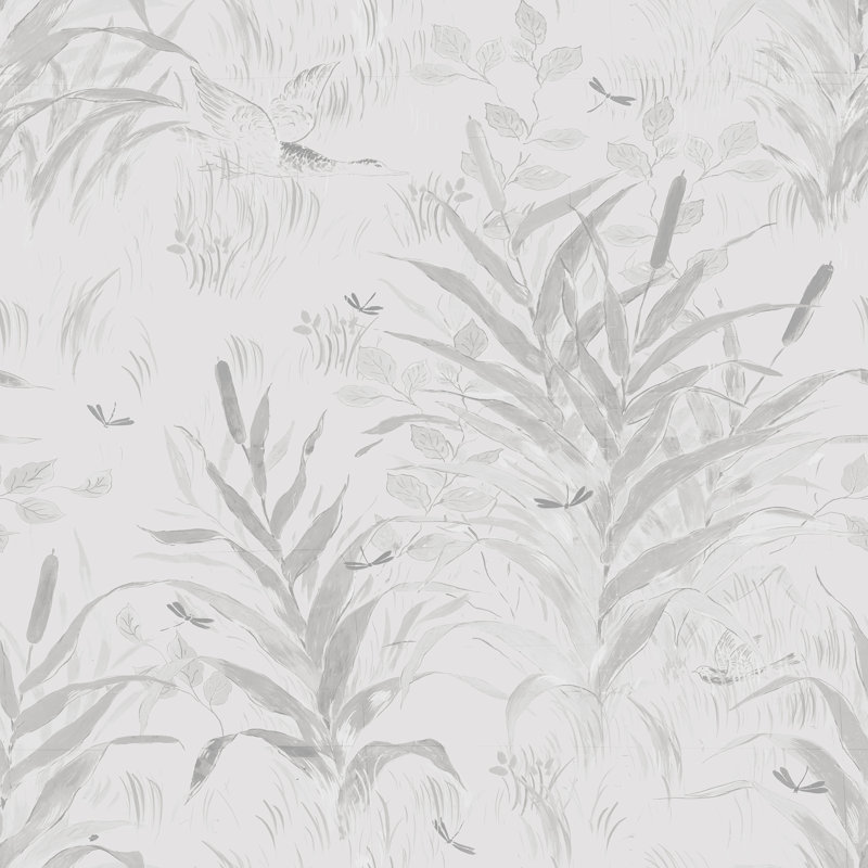 Paule Marrot Wallpaper Double Roll, Gray