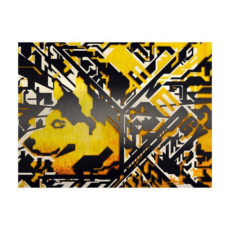 Murale pleine d'énergie, L 106 po x l 137 po