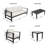 Dulcie 4-Person Seating Set With Sunbrella® Cushions-90979268