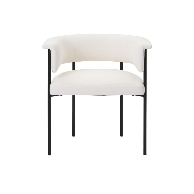Chaise de salle à manger Teresa, Crème, crème
