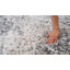 Tapis à poils longs gris / beige-1070864420