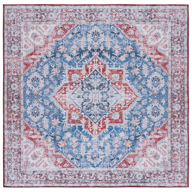 Tucson Performance Machine Washable Oriental Rug, Square 6'