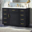 Meuble-lavabo de salle de bain de 122 cm (48 po) avec lavabo composite, 7 tiroirs et armoire-1408146282