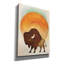 «Blazing Sun Bison» par Ryan Fowler, estampe numérique sur toile-1346911606