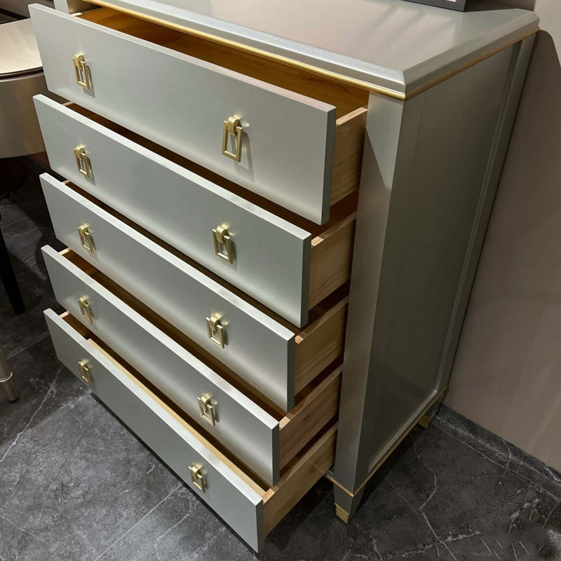 Commode d'appoint 5 tiroirs Modern Light Luxury