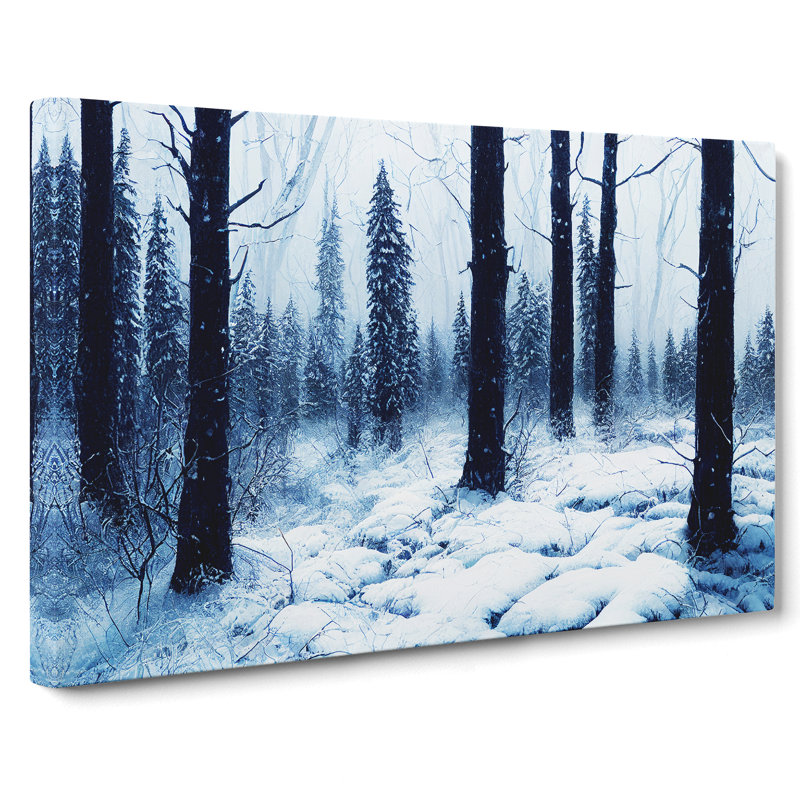 Showstopping Winter Forest - Wrapped Canvas, 40cm H x 60cm W x 3cm D