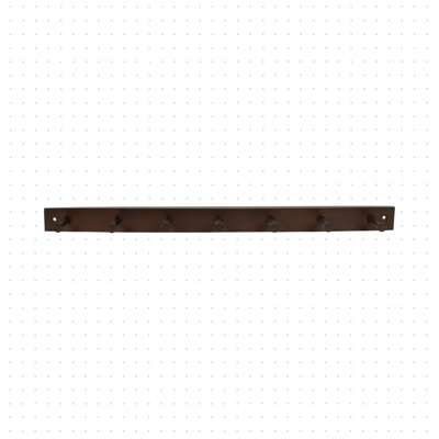 Sariye Solid Wood Wall 7 - Hook Wall Mounted Coat Rack