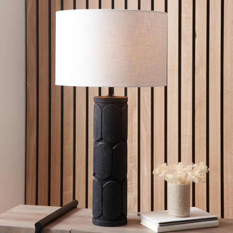 Aurelia Wood Table Lamp, Black