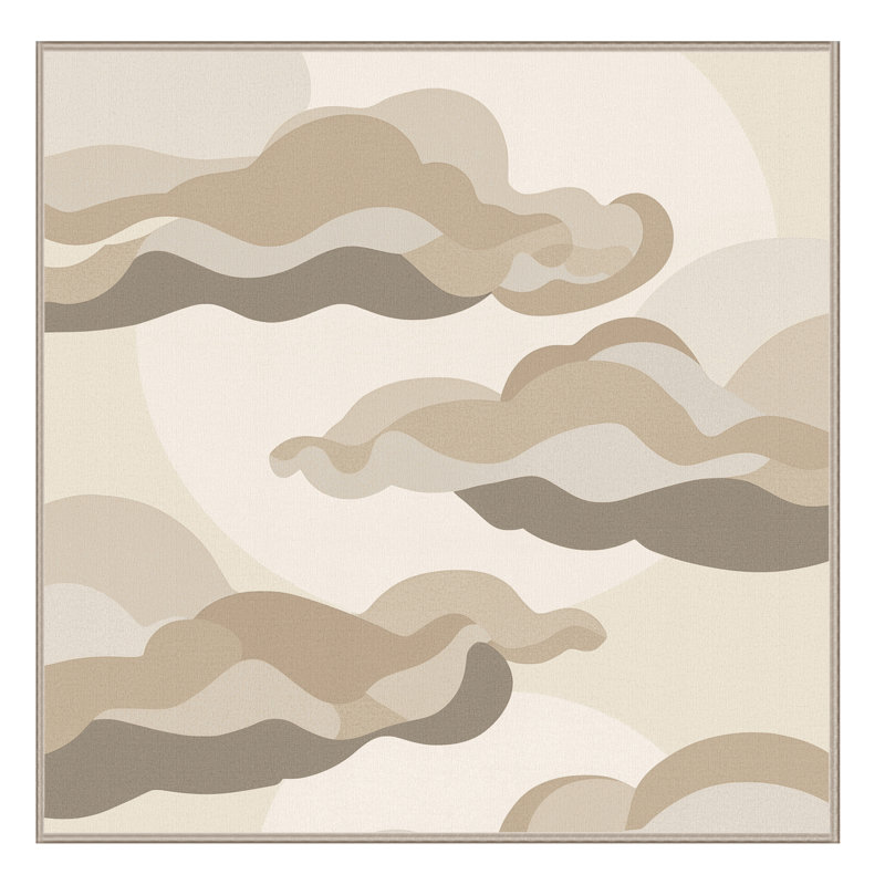 Machine Washable Penola Minimalist Solid Color Rug in Beige – Beige Binding, 4' Square