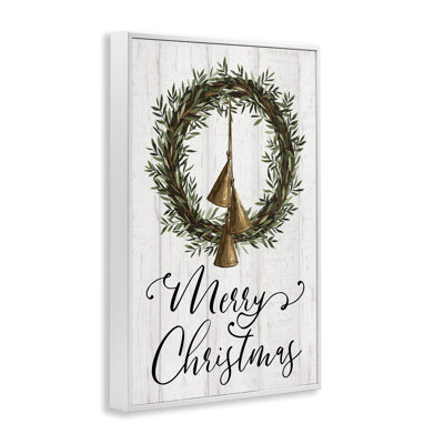 Guirlande de Noël et clochettes, estampe numérique par Dogwood