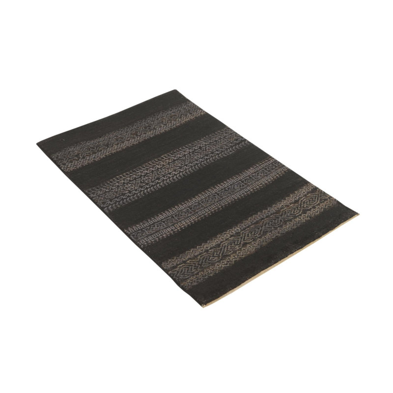 Tapis de couloir noir Jodi