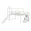 Lit mezzanine confortable avec tour amusante et tente de charme-814424050-814423820