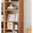 Small Household Floor-To-Ceiling Open Solid Wood Bookshelves