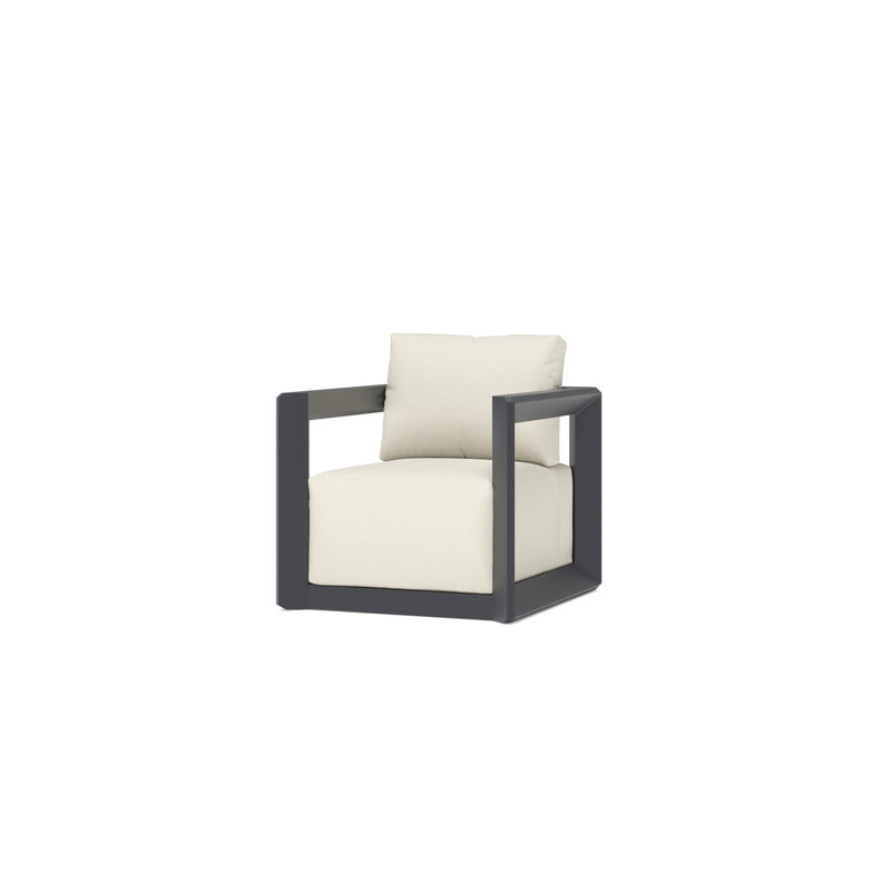 Corey Levia 4 Piece Powder-Coated Aluminum Outdoor Patio Seating Set