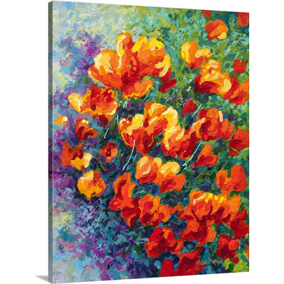 "Anjolena California Poppies" par Marion Rose, reproduction d'art sur toile