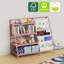 Johnson Metal Book Display, Bookshelf And Toy Storage Organizer - 4 Tier Book Shelf-1249504150