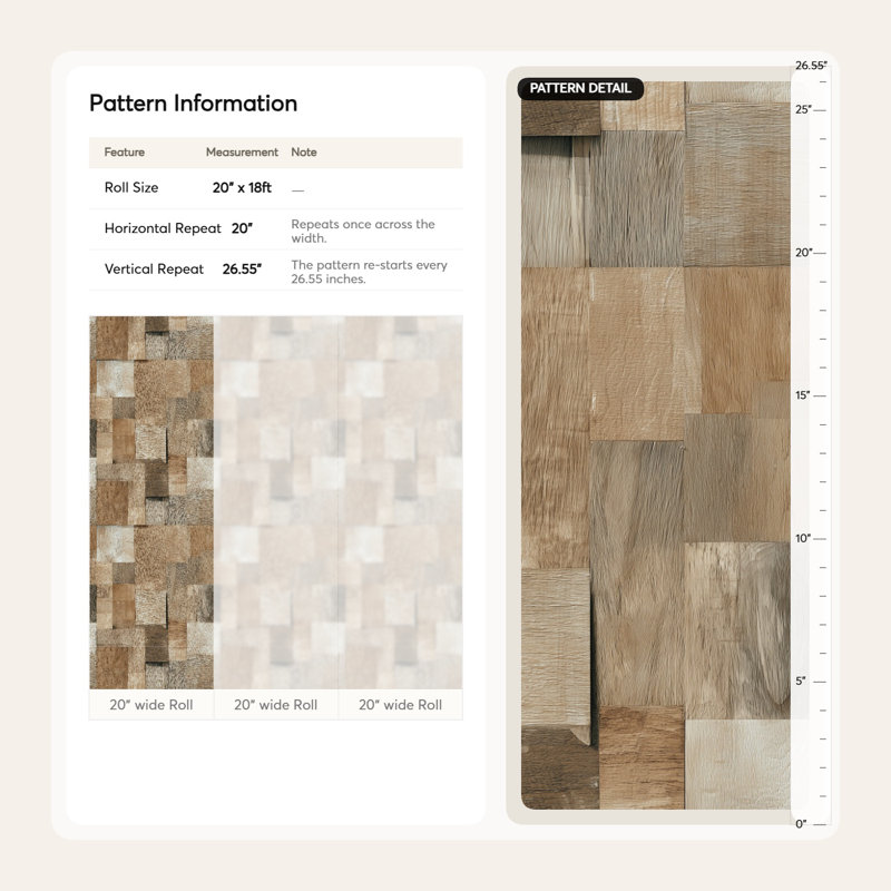 Papier peint patchwork