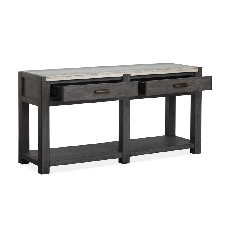Table de canapé rectangulaire, Noir