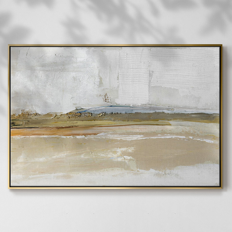" Golden Hour ", 25" H x 37" W x 2" D, Gold