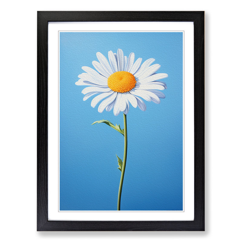 Single Picture Frame Print on Wood, Black Framed, 46cm H x 34cm W