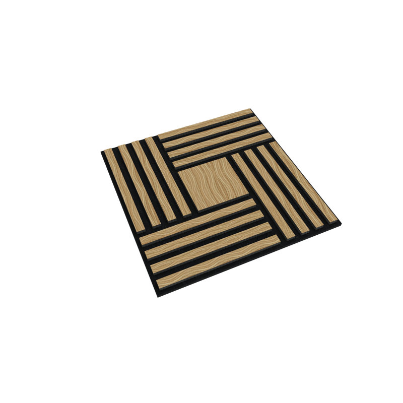 Panneau de bordure acoustique en bois