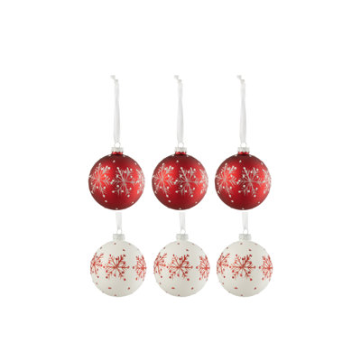 Piper Snowflakes Glitter Christmas Bauble
