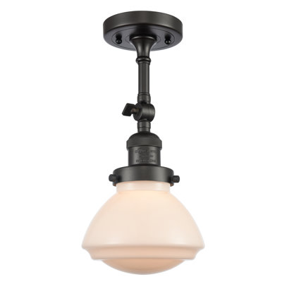 Plafonnier semi-encastré 1 lumière 6,75 po Chesterville