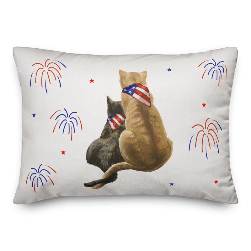  Polyester / Mélange de polyester Housse de coussin rectangulaire pour l'intérieur, 14 po x 20 po