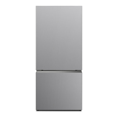 Verona 30-inch Freestanding Bottom Freezer Refrigerator with 17.6 cu. ft. Total Capacity (Stainless Steel Look)
