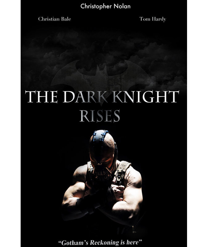The Dark Knight Rises, H 24 po x l 16 po