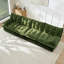 Canapé modulaire moderne modulaire 4 places, chenille respirante modulaire de 138 po, siège confortable pour salon modulaire avec configuration personnalisable, coussins en chenille