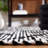 Striped Kilim Flat Weave Cotton Geometric Rug-627142423