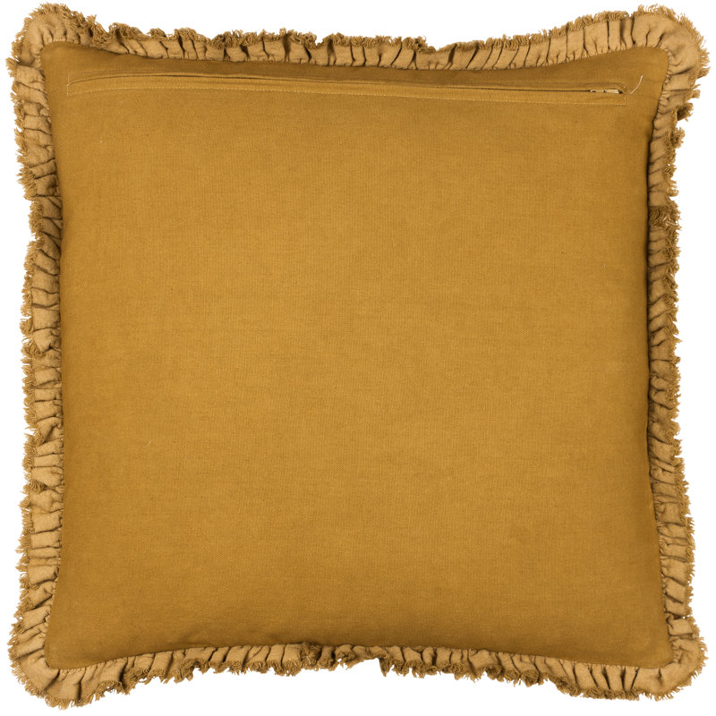 Square Cushion, Saffron