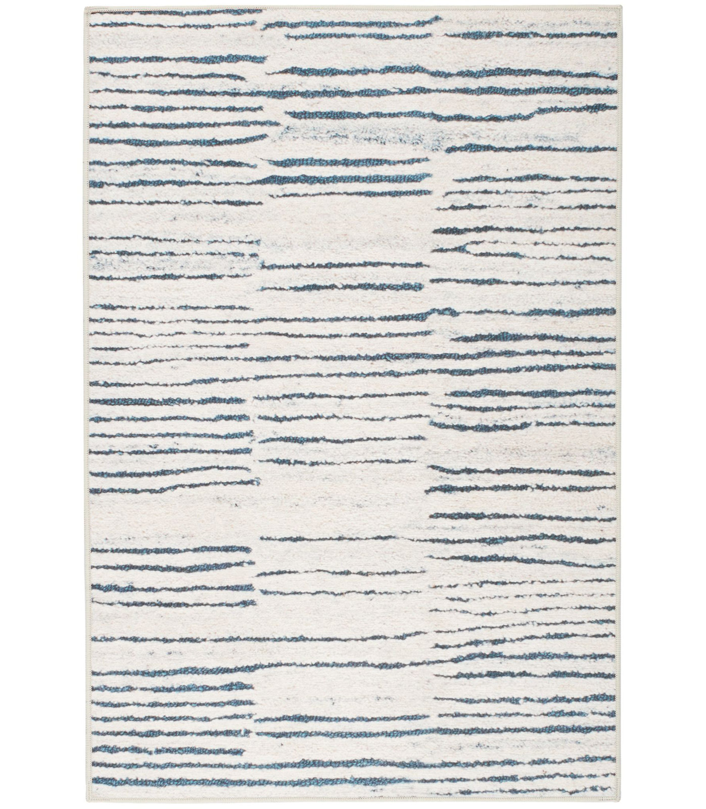 Avery Everglade Machine Washable Striped Rug, Rectangle 6' x 9'