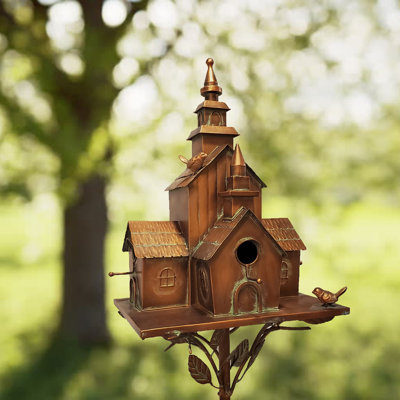 Norden 75.75'' H x 15.75'' W x 13.25'' D Post Birdhouse