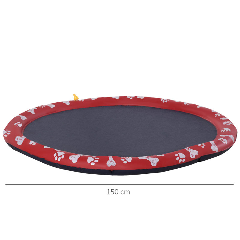 8cm Plastic Dog Pool, 1cm H x 150cm W x 150cm D