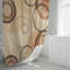 Rideau de douche avec tapis de bain-2016828572