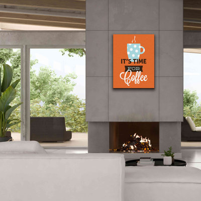 Epic Graffiti «Coffee Time Orange» par Genesis Dunc, «Coffee Time Orange» sur toile par Genesis Duncan, peinture