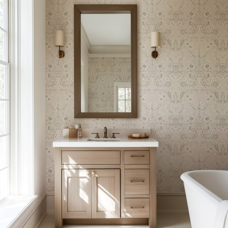 Papier peint Parlor - Pale Blush
