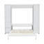 Lit escamotable avec portes de rangement parfait pour la vie moderne et les petits appartements-2050103681