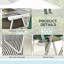 Ensemble de 2 chaises d'extérieur pliables pour patio-130093427