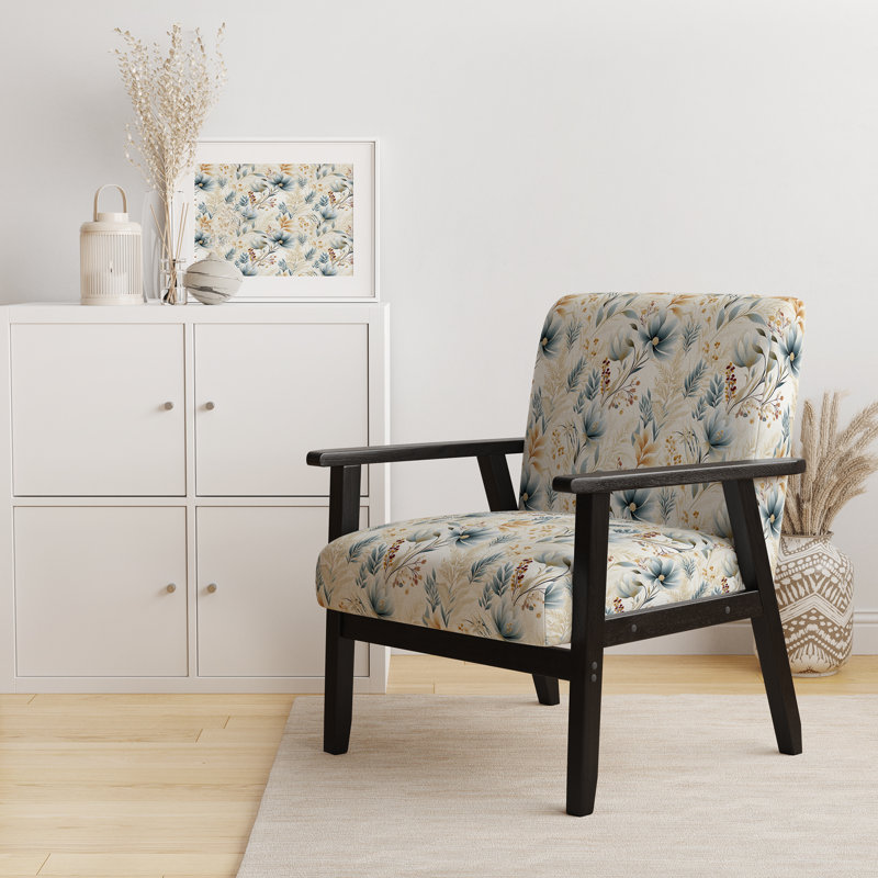 Fauteuil d'appoint rembourré Ethereal Neutrals Ii Boho