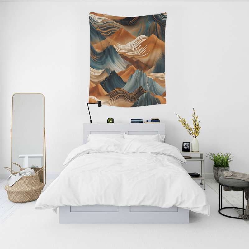 Tapisserie murale, H 60 po x l 51 po x P 0,5 po