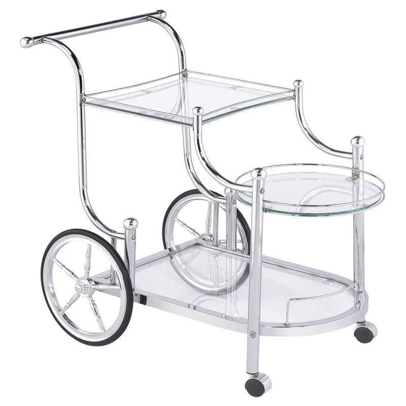 3-Tier Serving Cart with Casters