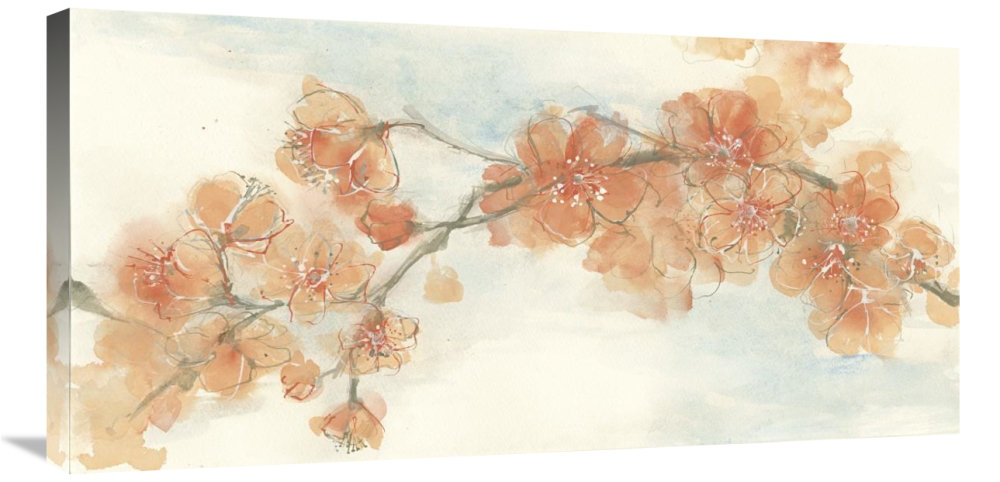 " Peach Blossoms II " by Chris Paschke East Urban Home 