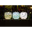 Solar Cabin Lantern 7.25" Handblown Glass - Summer Garden-123512778
